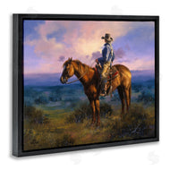 Jack Sorenson | Cowgirl & Horse at Sunset
