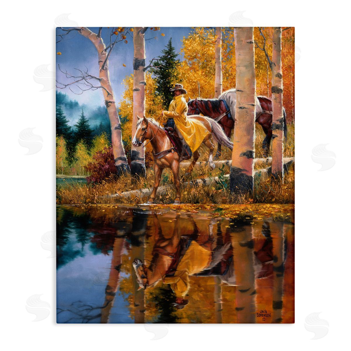 Jack Sorenson | Cowboy in Autumn Landscape