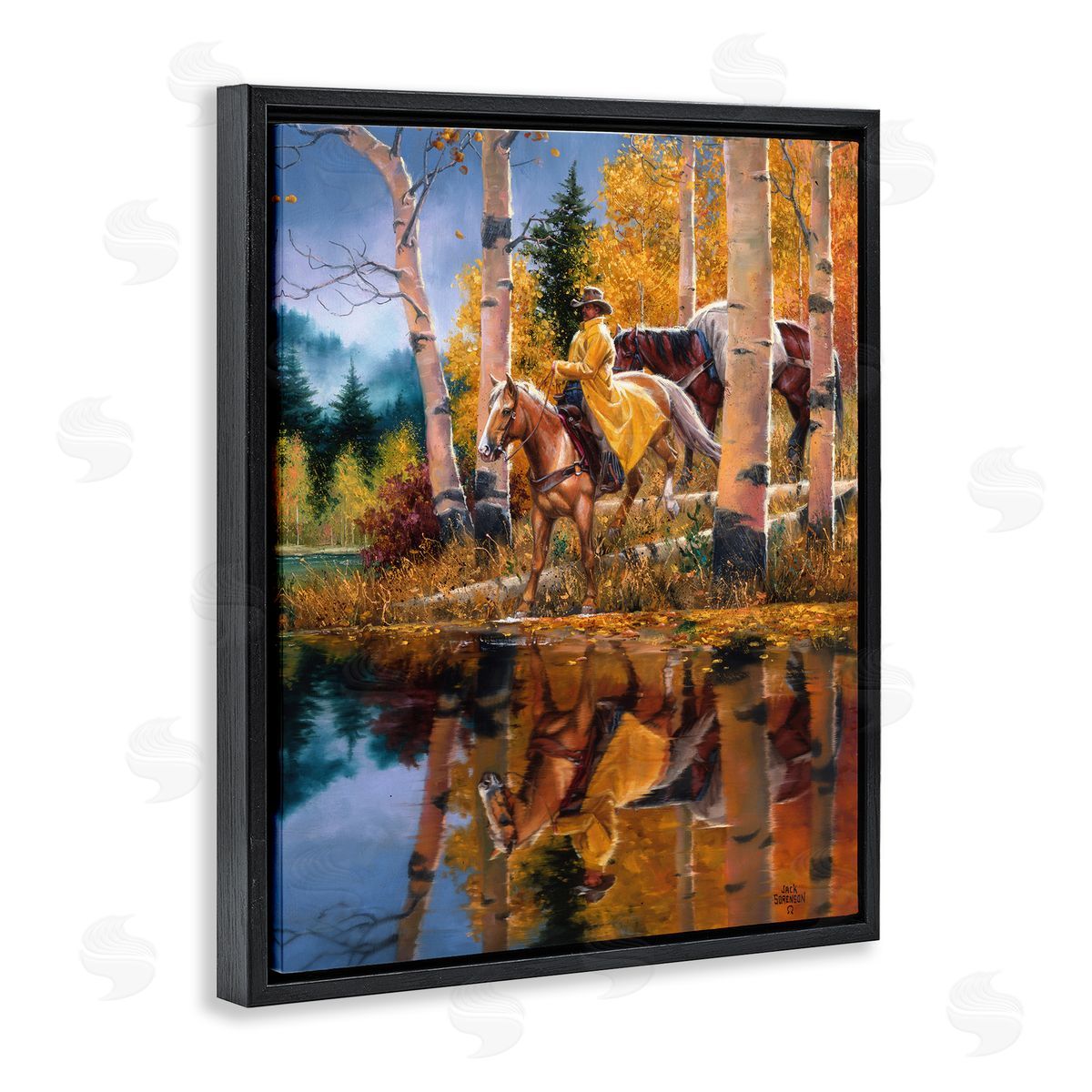 Jack Sorenson | Cowboy in Autumn Landscape