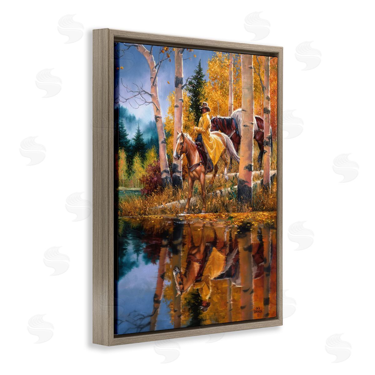 Jack Sorenson | Cowboy in Autumn Landscape