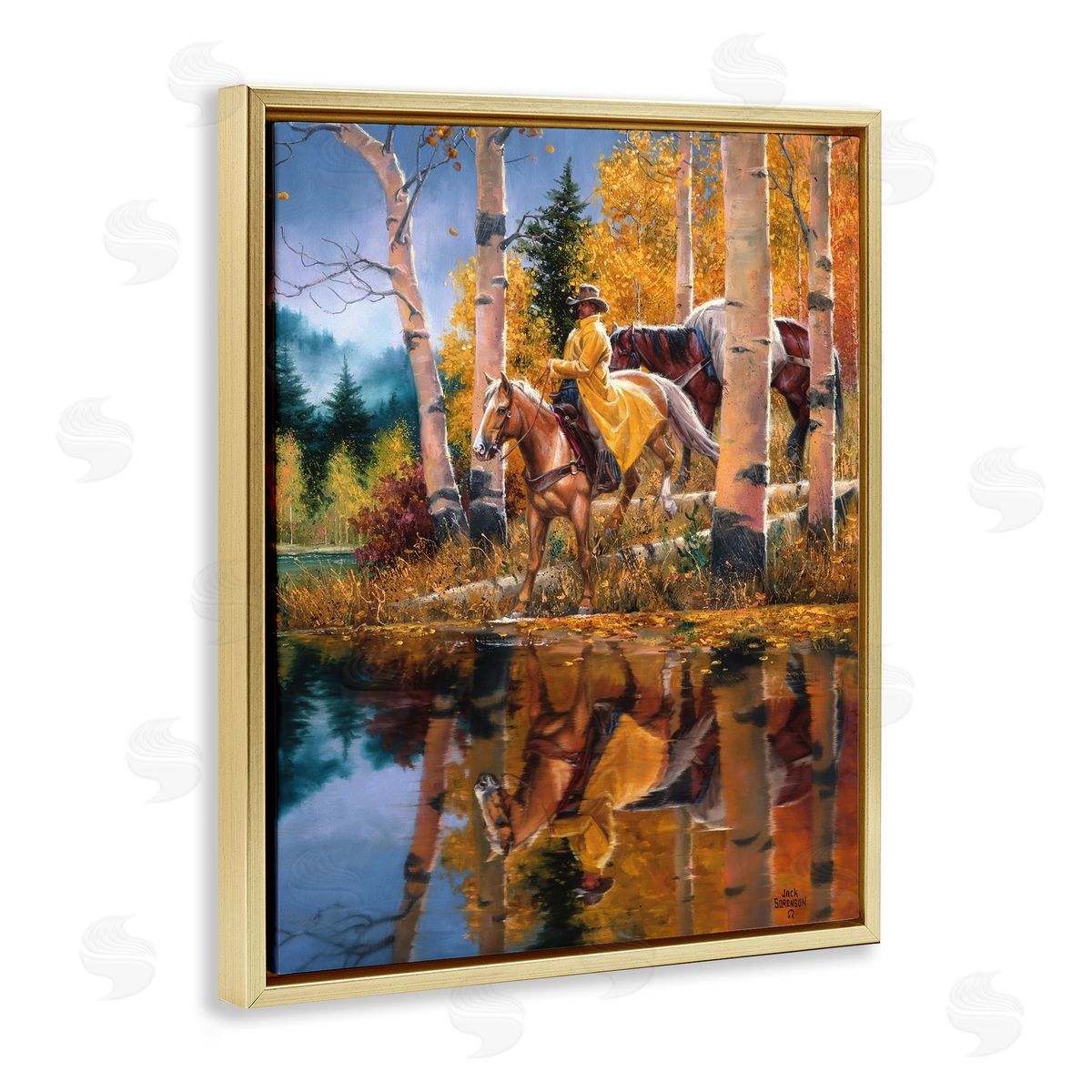 Jack Sorenson | Cowboy in Autumn Landscape