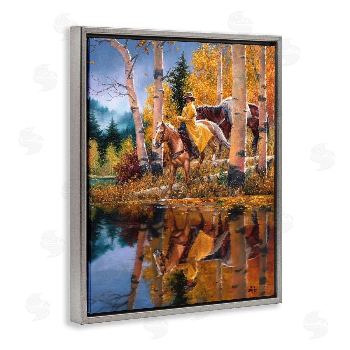 Jack Sorenson | Cowboy in Autumn Landscape