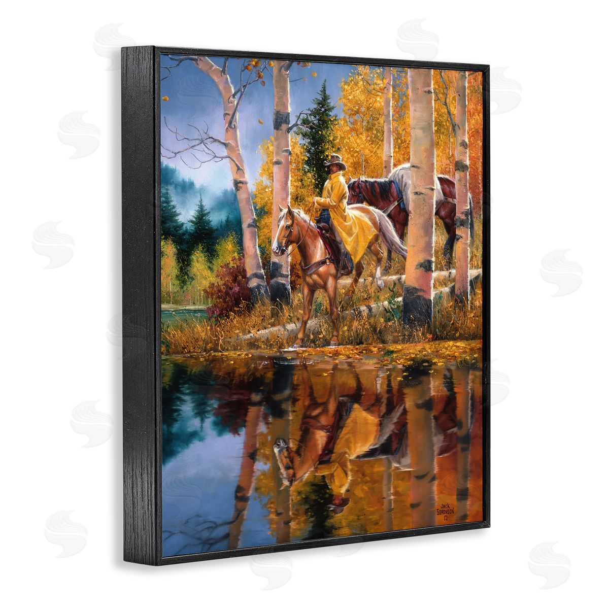 Jack Sorenson | Cowboy in Autumn Landscape