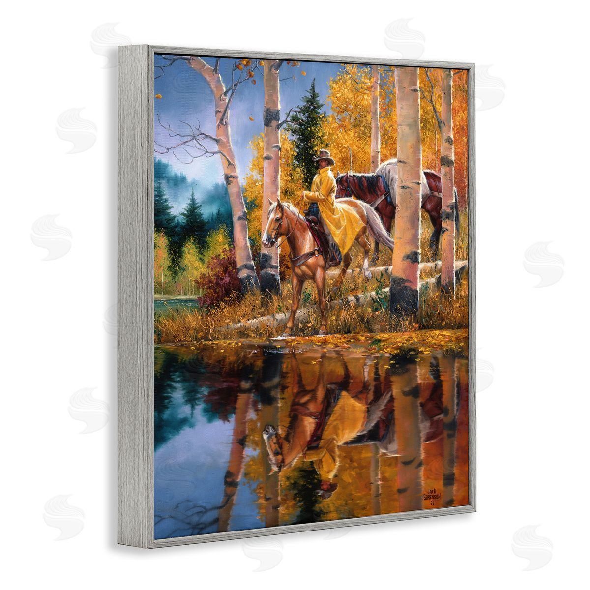 Jack Sorenson | Cowboy in Autumn Landscape