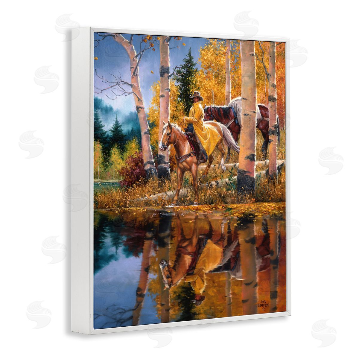 Jack Sorenson | Cowboy in Autumn Landscape