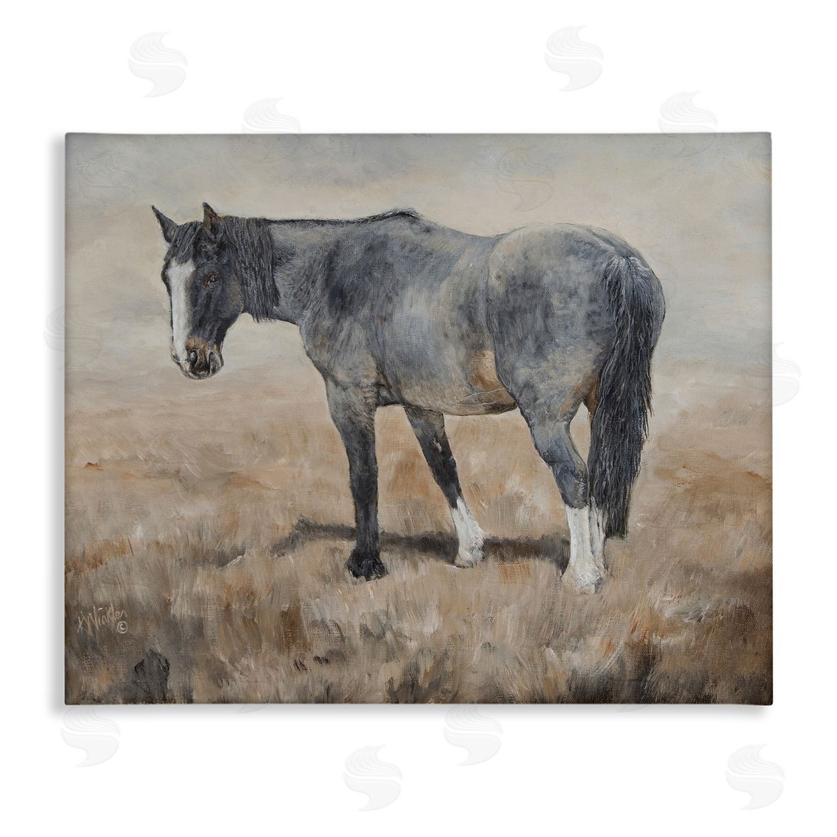 Kathy Winkler  | Gazing Horse in Countryside