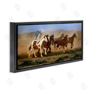 David Drost | Trotting Horses & Cowboy