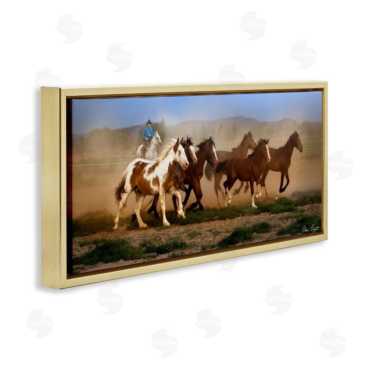 David Drost | Trotting Horses & Cowboy