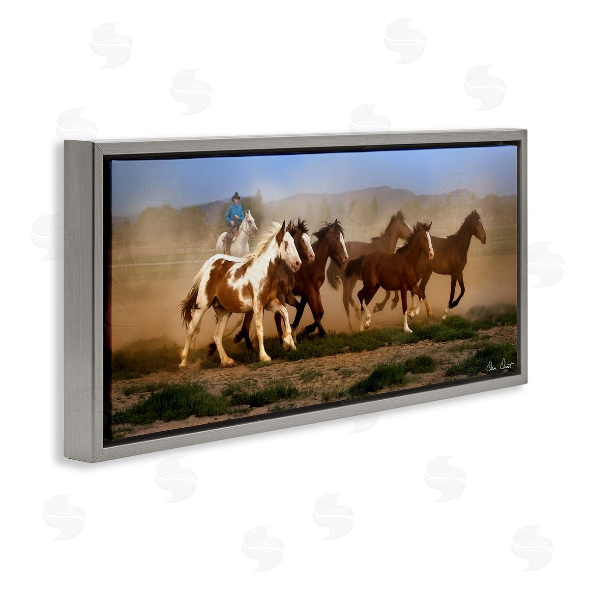 David Drost | Trotting Horses & Cowboy
