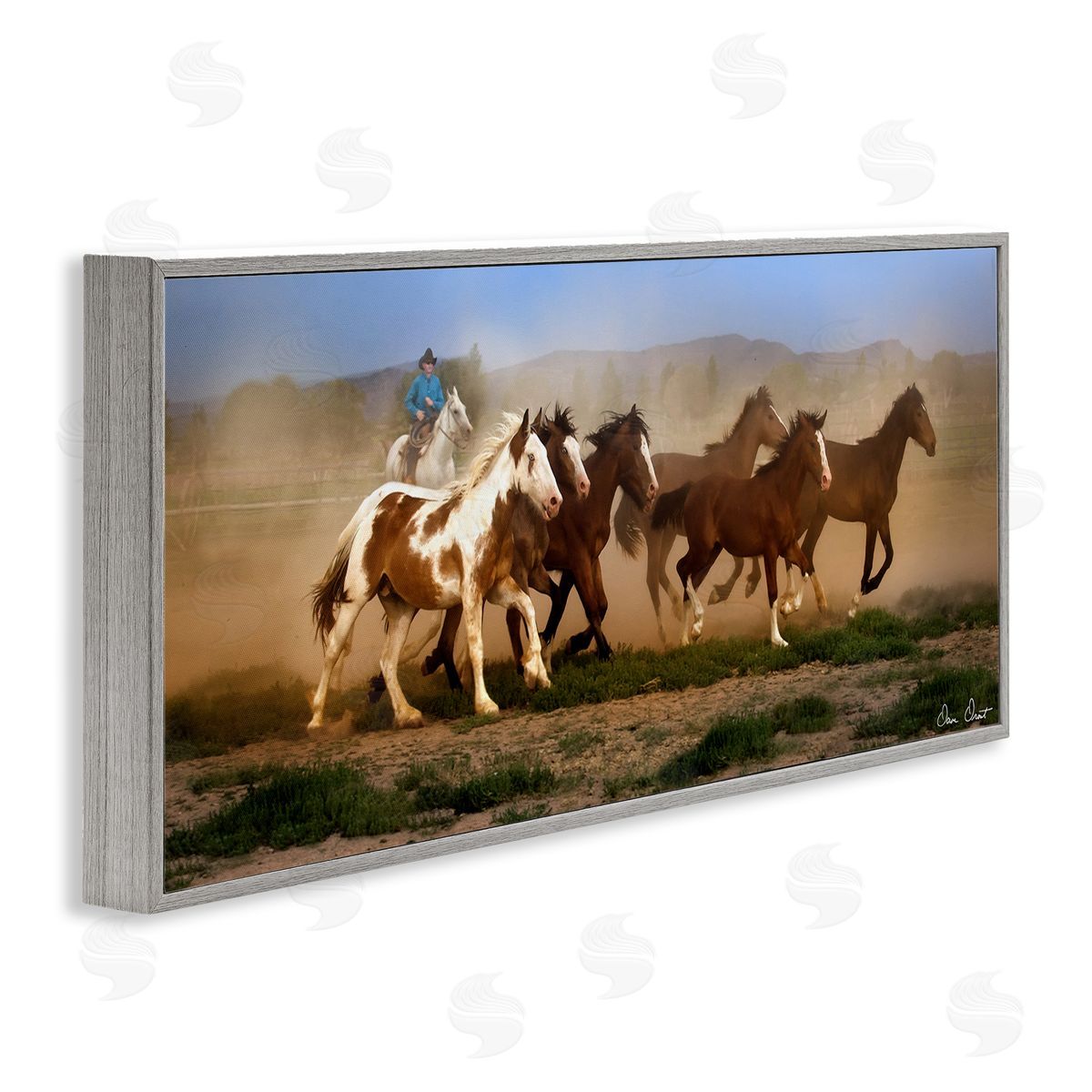 David Drost | Trotting Horses & Cowboy