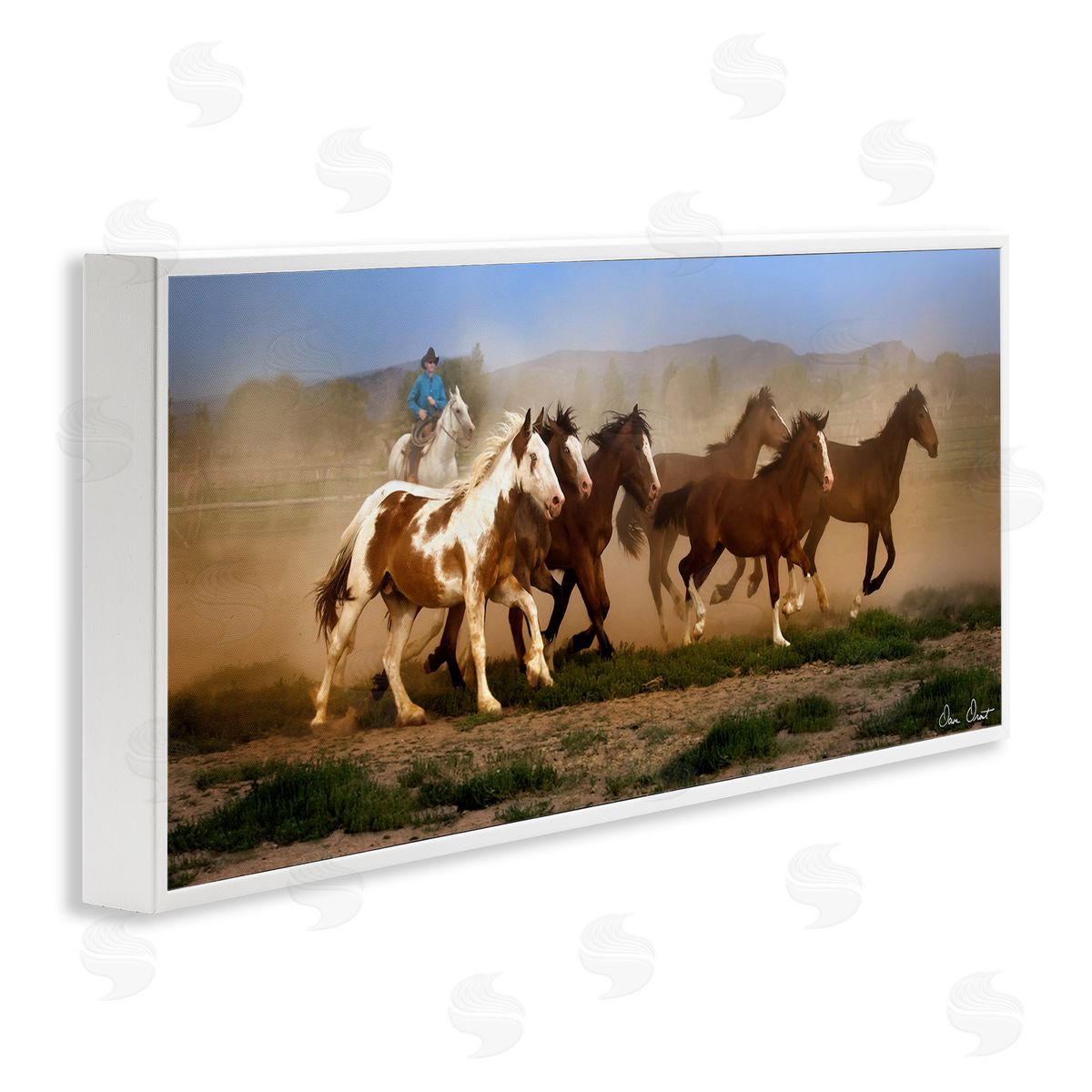 David Drost | Trotting Horses & Cowboy