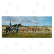 Carolyn Mock | Cowboys & Cattle in Vast Countryside