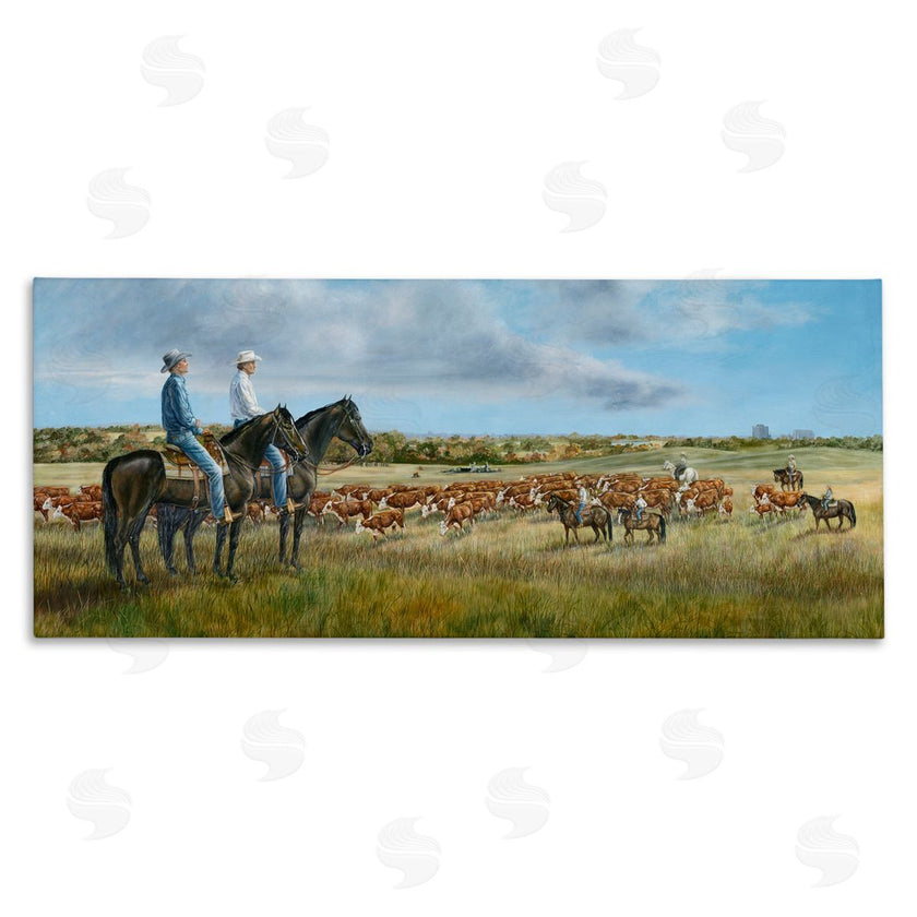 Carolyn Mock | Cowboys & Cattle in Vast Countryside