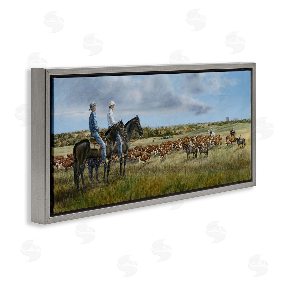 Carolyn Mock | Cowboys & Cattle in Vast Countryside