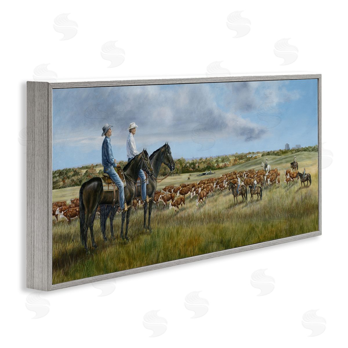 Carolyn Mock | Cowboys & Cattle in Vast Countryside