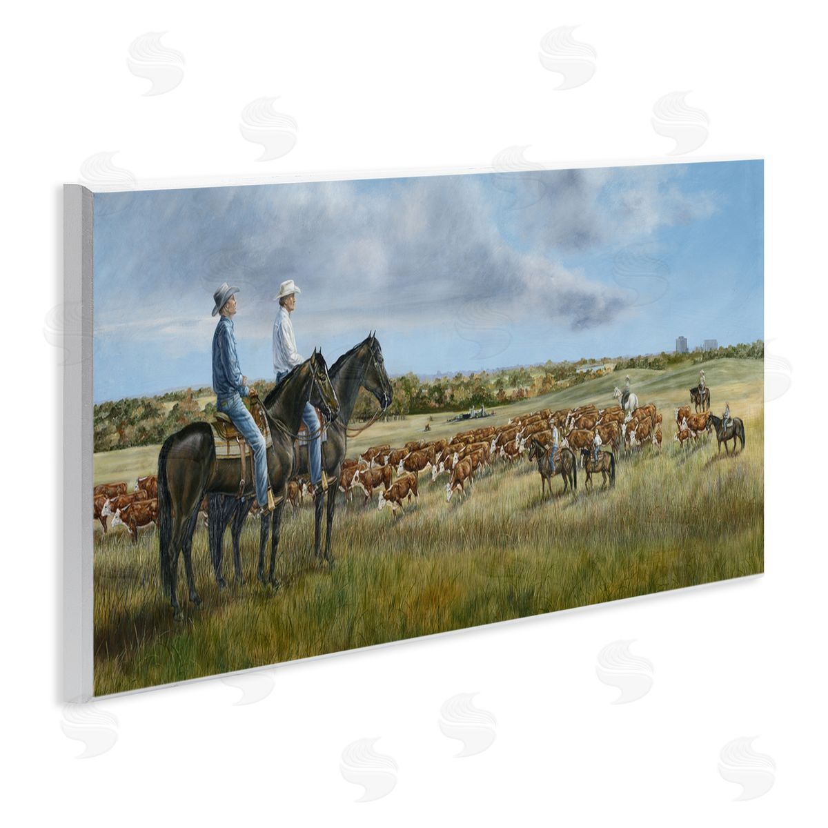 Carolyn Mock | Cowboys & Cattle in Vast Countryside