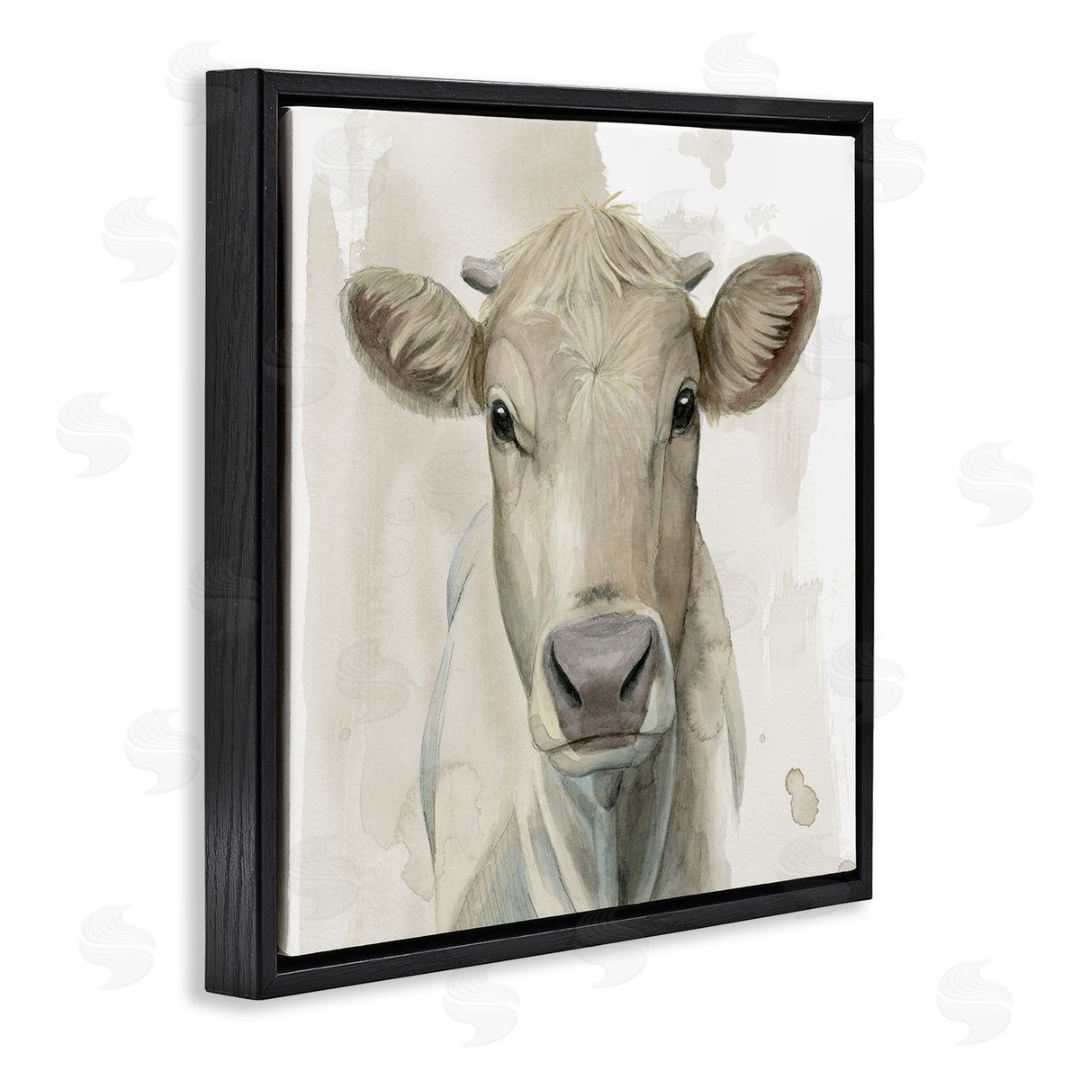 Grace Popp | Monochrome Cattle Face Portrait