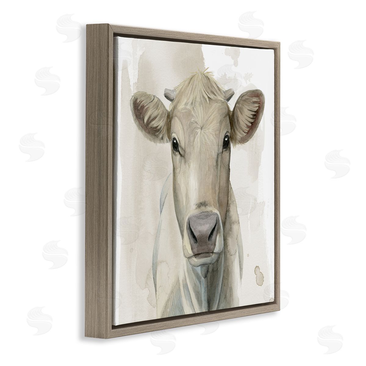 Grace Popp | Monochrome Cattle Face Portrait