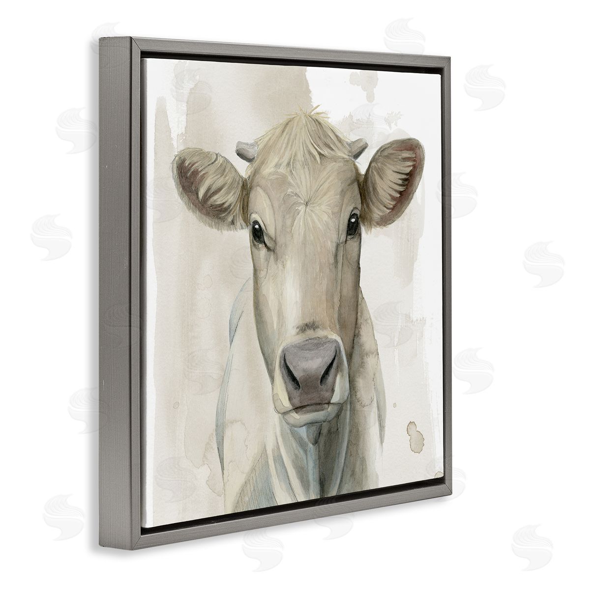 Grace Popp | Monochrome Cattle Face Portrait
