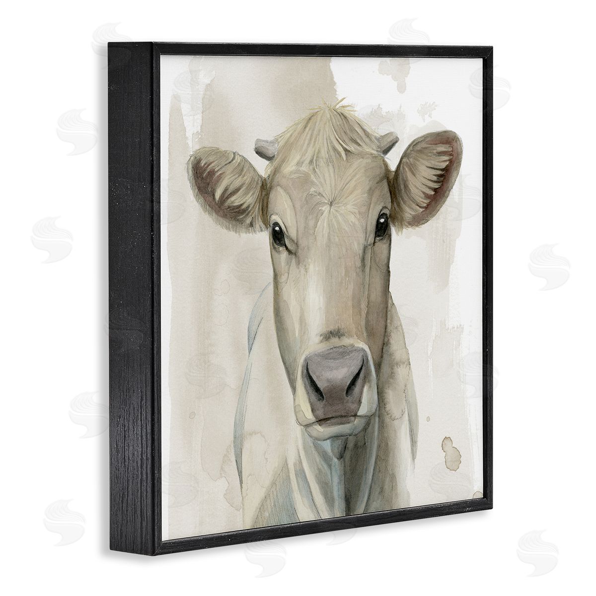 Grace Popp | Monochrome Cattle Face Portrait