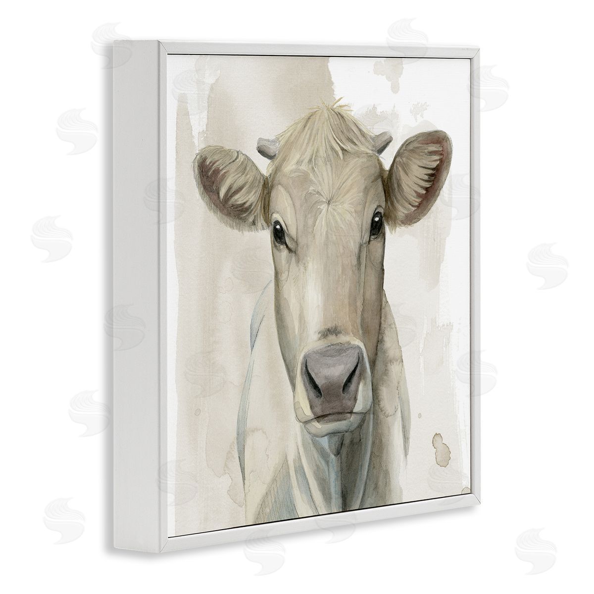 Grace Popp | Monochrome Cattle Face Portrait