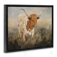Kathy Winkler  | Spotted Longhorn in Countryside