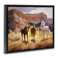 Claire Goldrick | Horses & Desert Cliffs