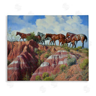 Jack Sorenson | Horses Stepping over Cliffs