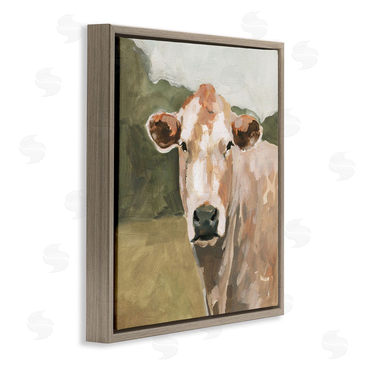 Victoria Barnes | Soft Beige Cattle Gazing