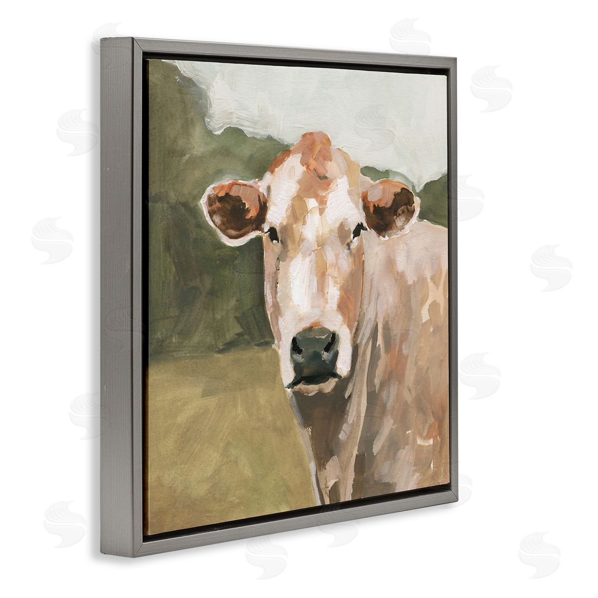 Victoria Barnes | Soft Beige Cattle Gazing