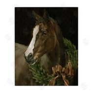 Ethan Harper | Horse with Festive Wreath
