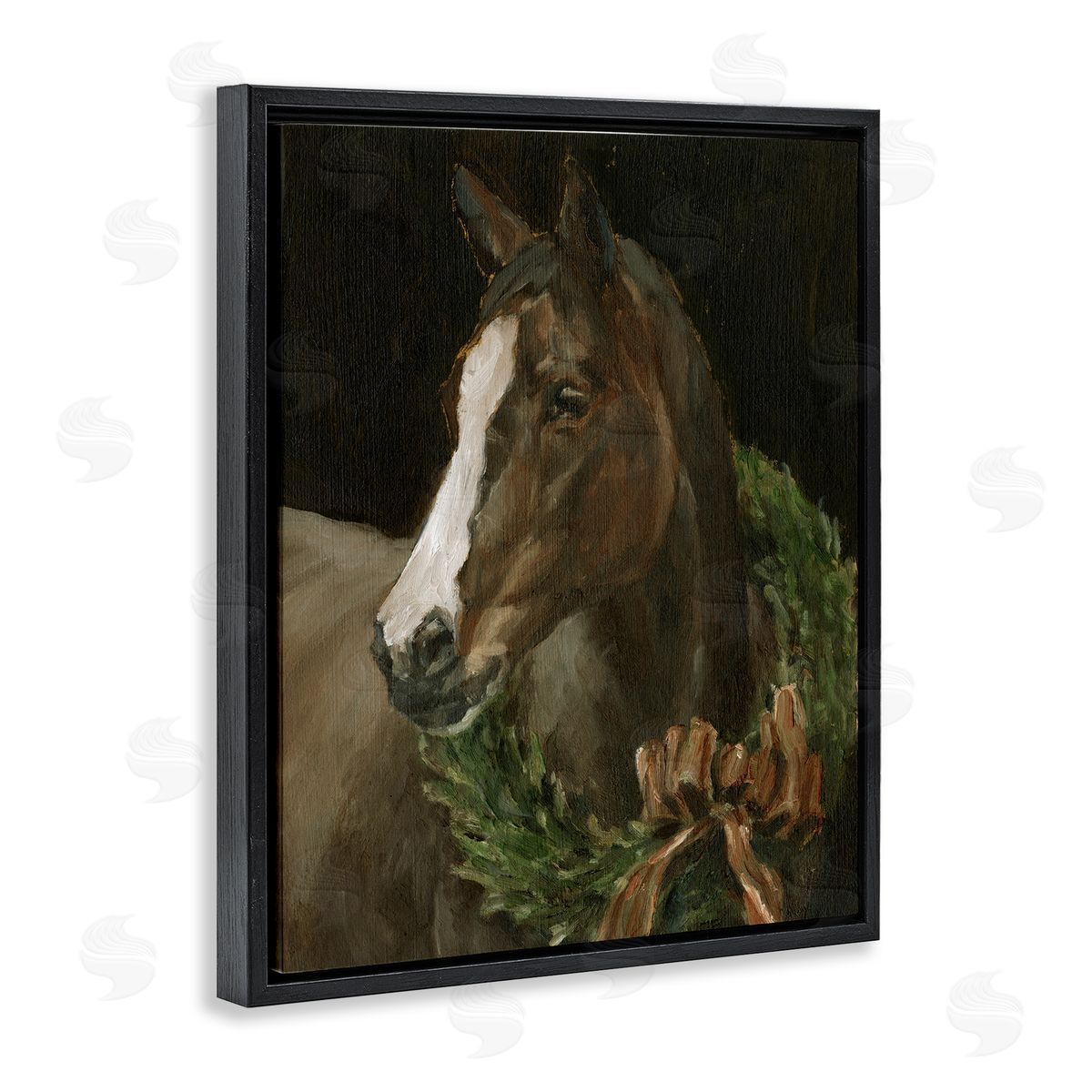 Ethan Harper | Horse with Festive Wreath