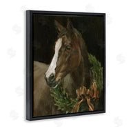 Ethan Harper | Horse with Festive Wreath