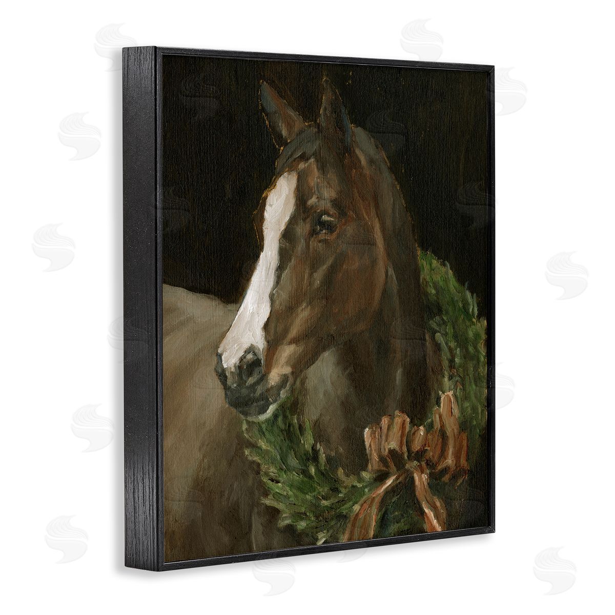 Ethan Harper | Horse with Festive Wreath