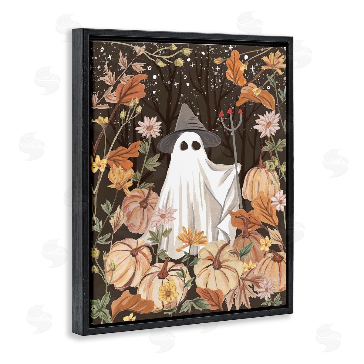 Melissa Wang | Ghost in Floral Pumpkin Patch
