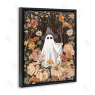 Melissa Wang | Ghost in Floral Pumpkin Patch