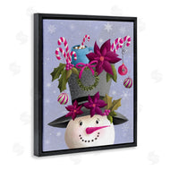 Regina Moore | Snowman with Festive Hat Adornments