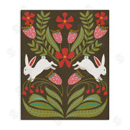 Regina Moore | Symmetrical Rabbits & Tulips