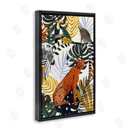 Victoria Borges | Jungle Animals with Tropical Fronds