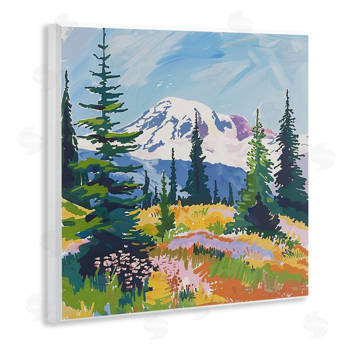Walker Noble | Modern Snow Capped Mountain