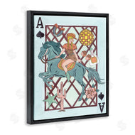 Melissa Wang | Disco Cowgirl Ace Card