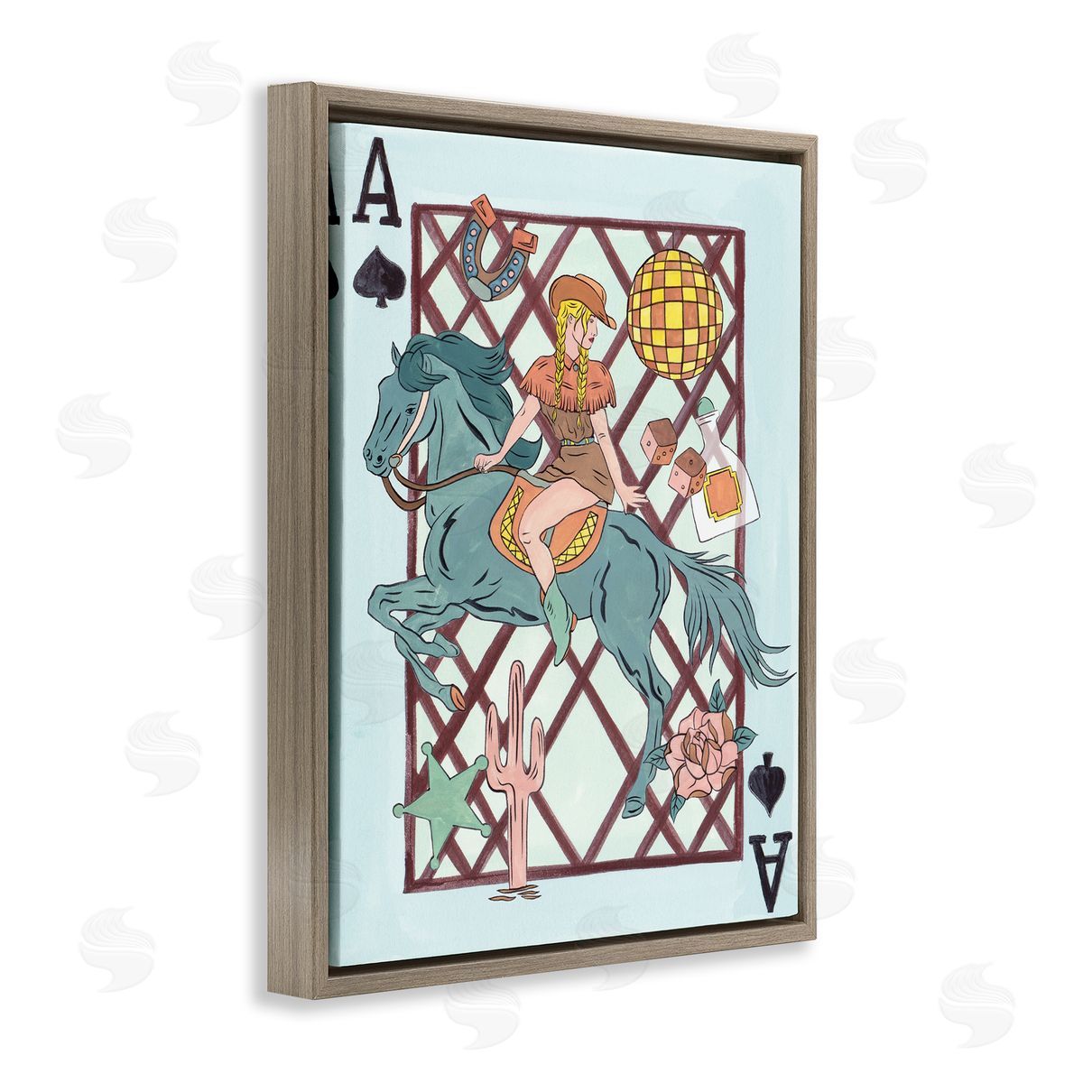 Melissa Wang | Disco Cowgirl Ace Card