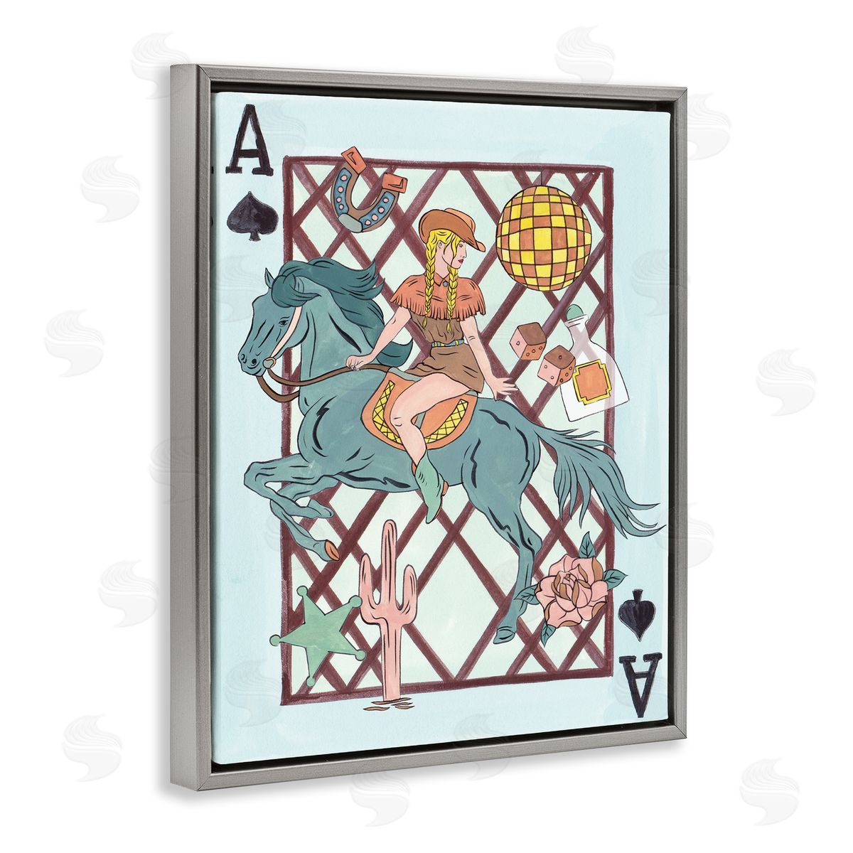 Melissa Wang | Disco Cowgirl Ace Card