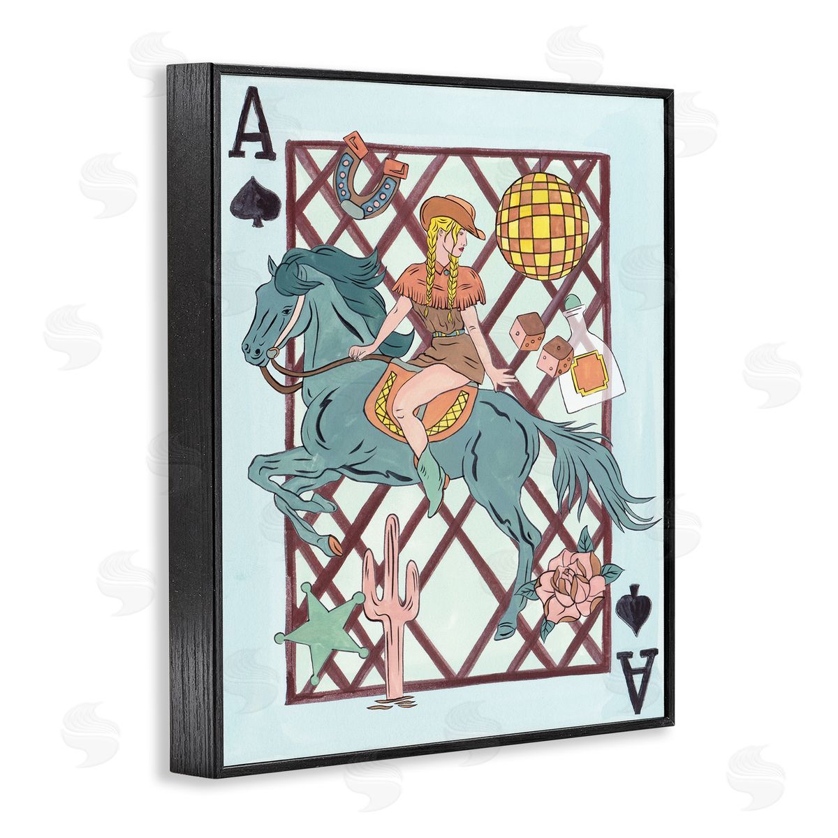 Melissa Wang | Disco Cowgirl Ace Card