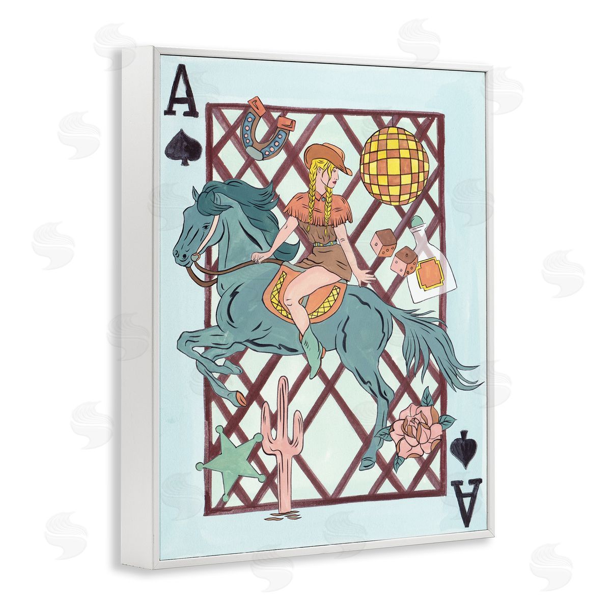 Melissa Wang | Disco Cowgirl Ace Card
