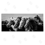 PHBurchett | Monochrome Horse Herd Gallop
