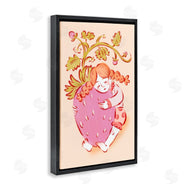 Hannah Moren | Girl Hugging Strawberry