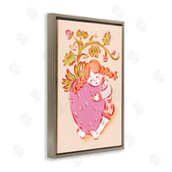 Hannah Moren | Girl Hugging Strawberry