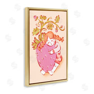 Hannah Moren | Girl Hugging Strawberry