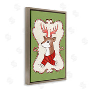 Hannah Moren | Festive Winter Deer in Scarf